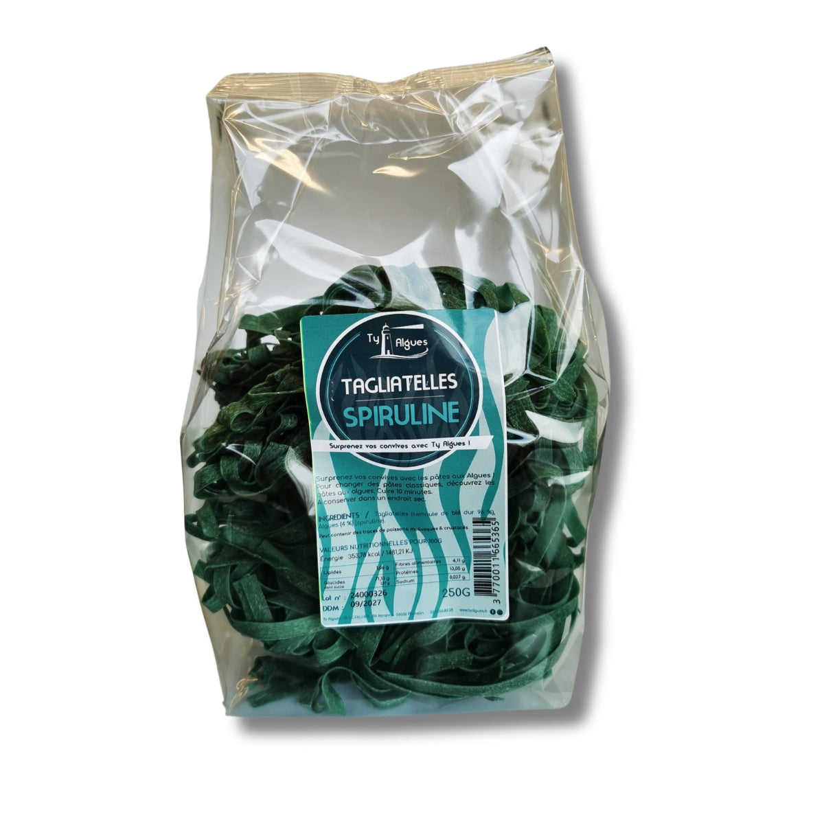Tagliatelles Spiruline